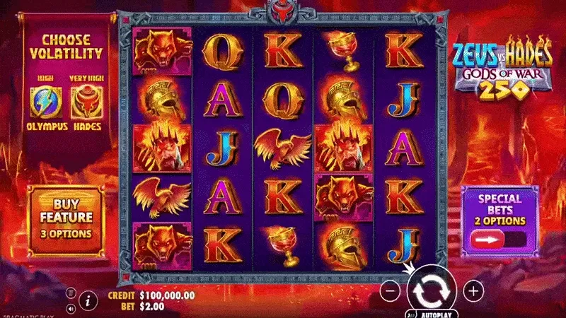 Zeus vs Hades - Gods of War 250